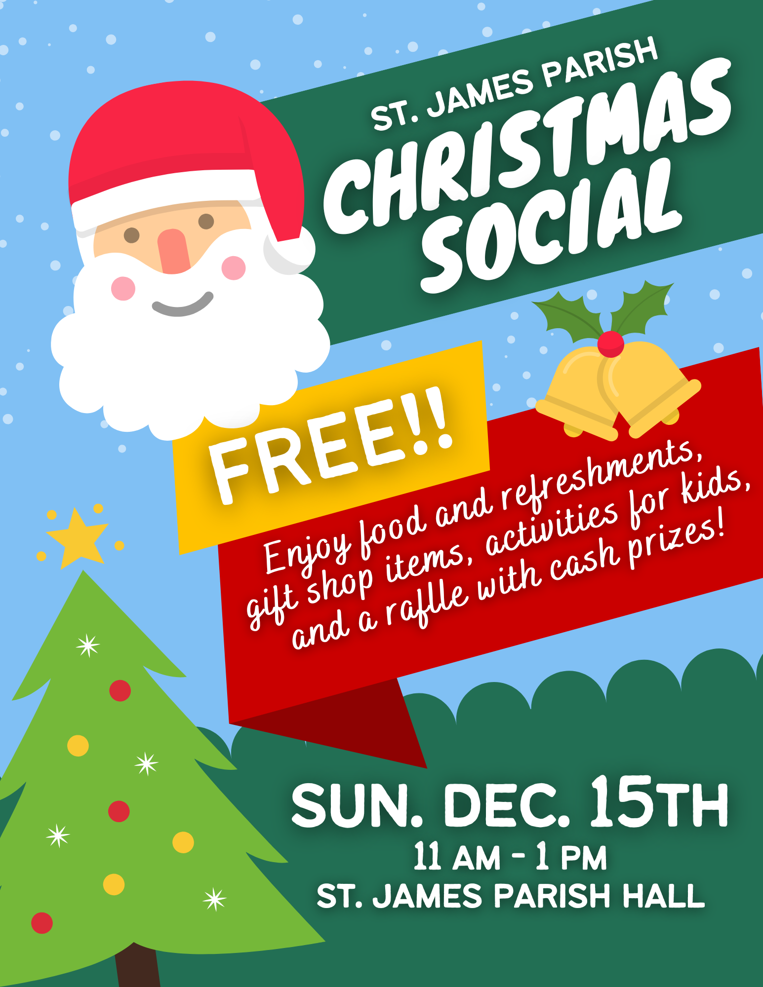 Poster - Christmas social