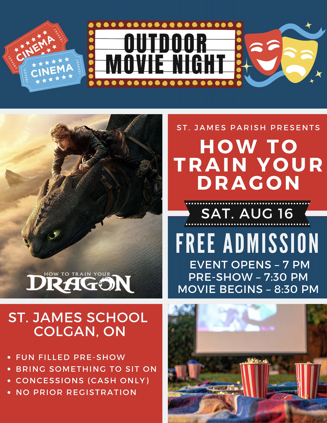 Outdoor Movie Night Aug 2025