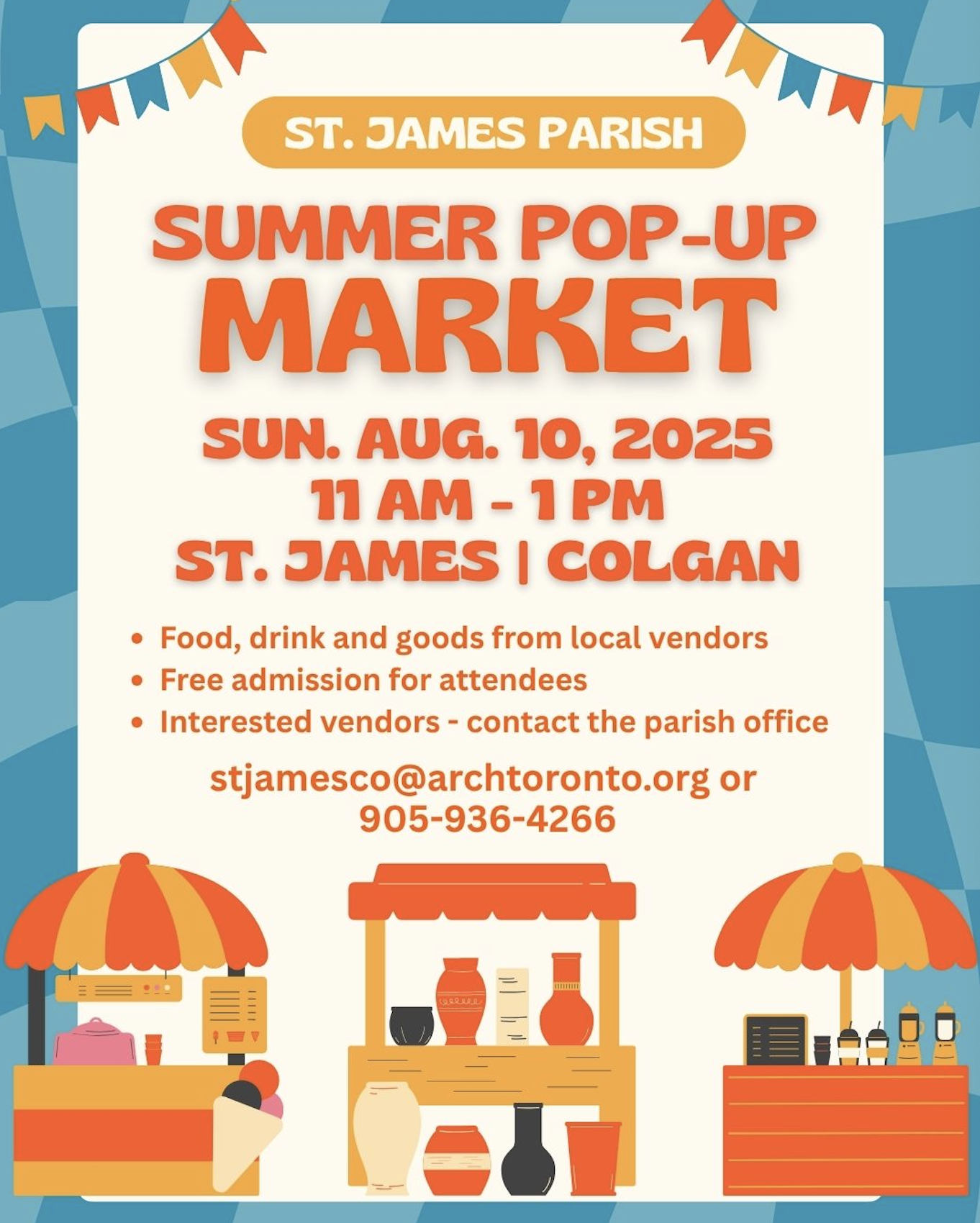 Summer Pop Up Market Aug 2025