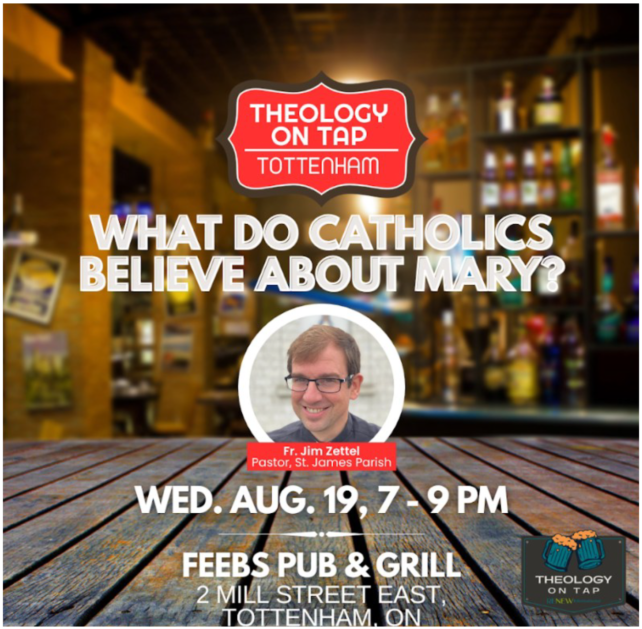 Theology on Tap - August 19, 2026
