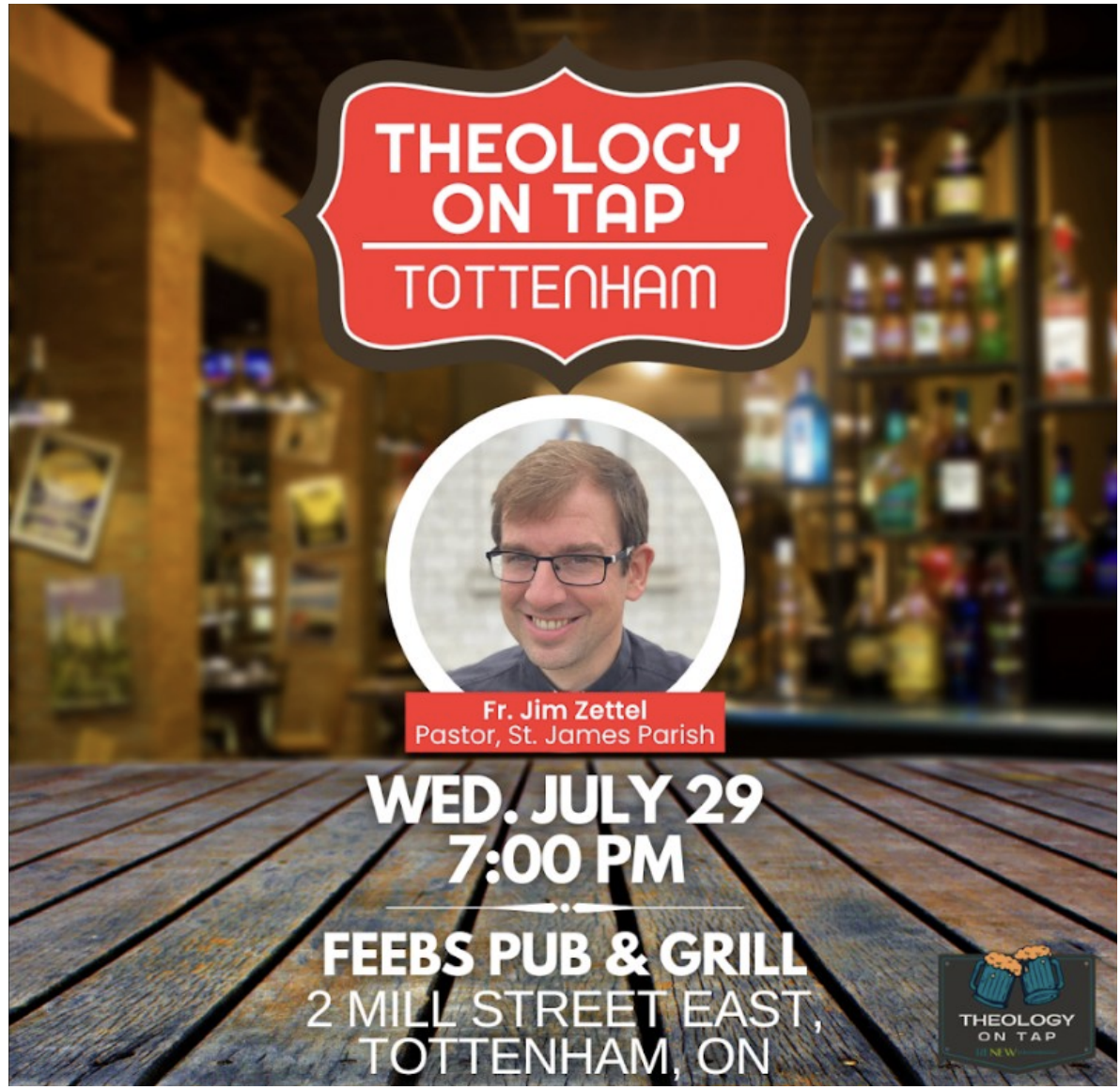 Theology on Tap - July 29