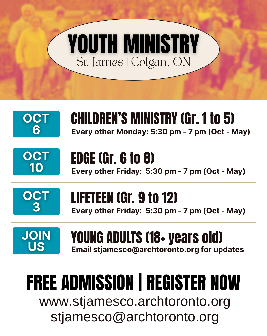 Youth Ministry post